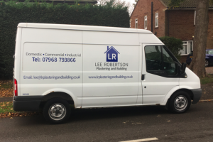Lee Robertson Plastering and Building Van